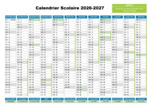 Vacances Scolaires 2026 et 2027 Bordeaux 