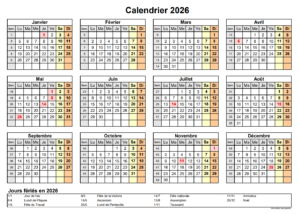 Maroc 2026 Calendrier Scolaire