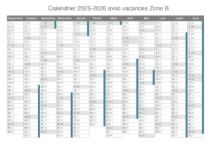 Vacances 2026 Calendrier