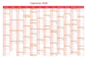 2026 Calendrier Tunisie Avec Jours Feries